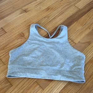Vuori Grey Elevation Sports Bra Size S